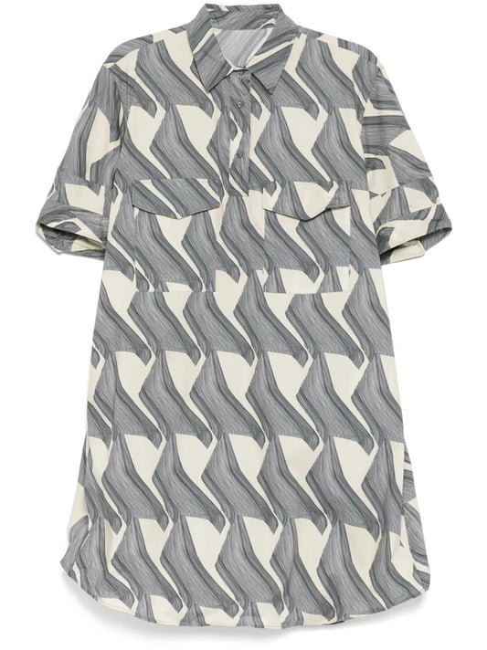 Pattern-Printed Dress