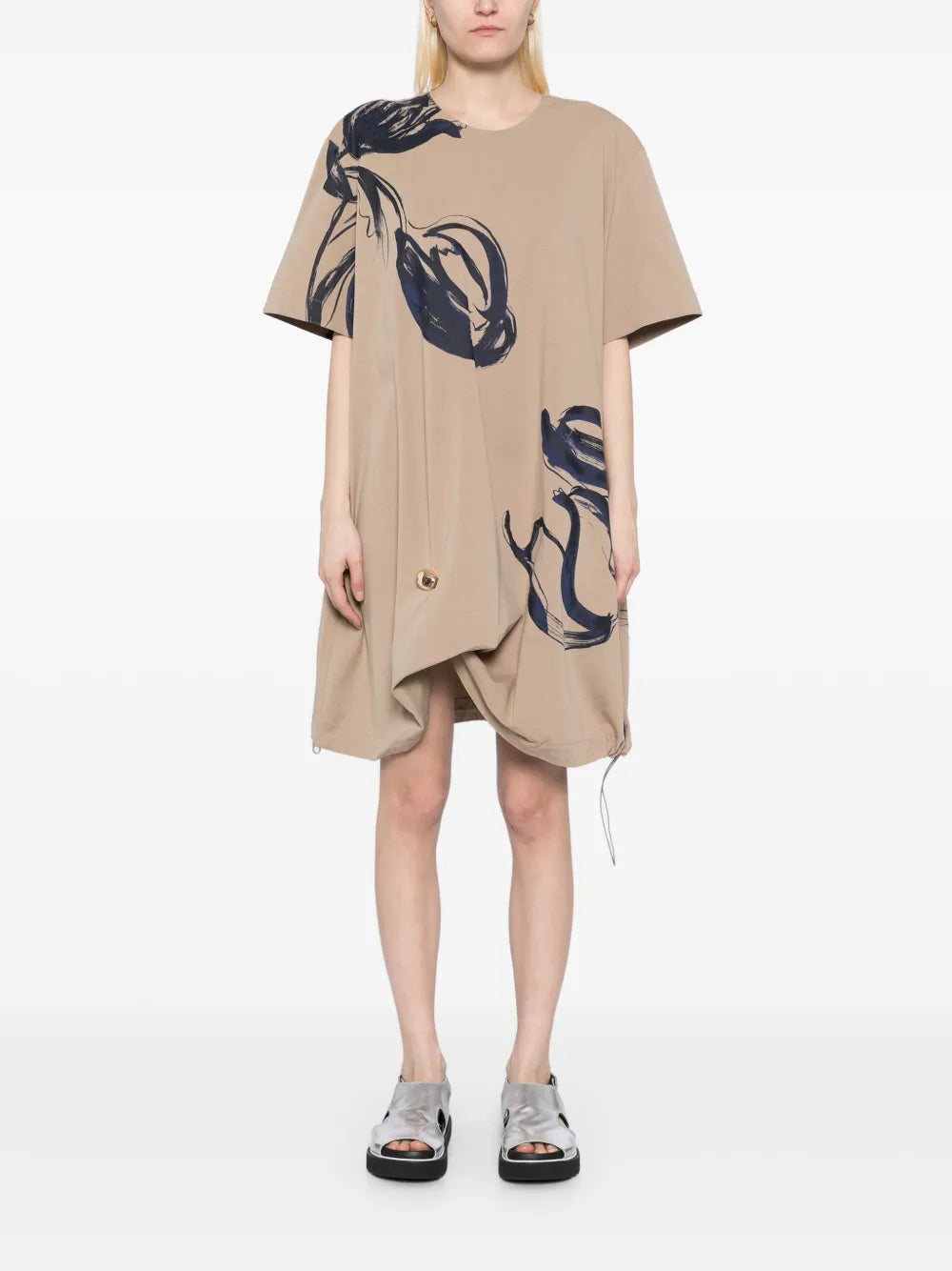 Graphic-Print Dress