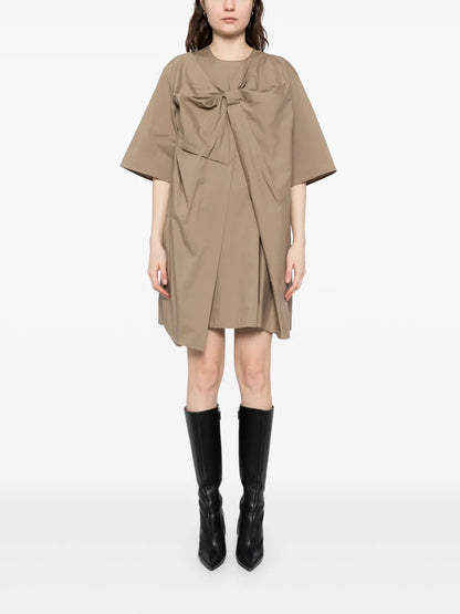 Bow Pleat Dress