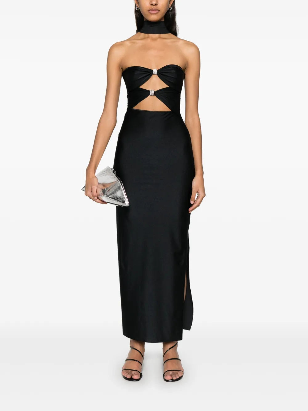 Cut-Out Midi Dress