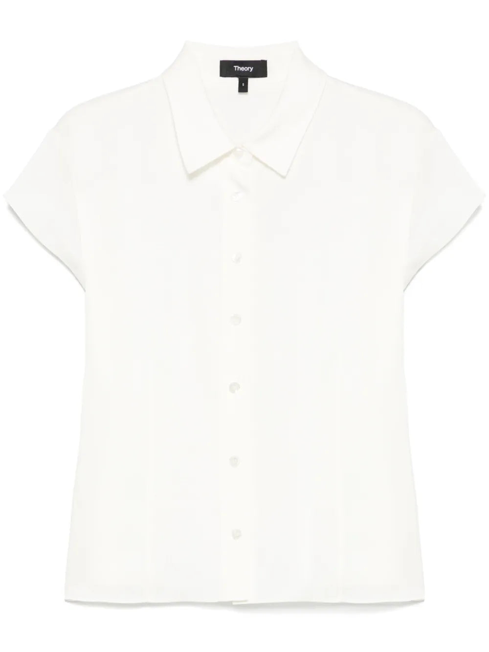 Cap-Sleeves Georgette Shirt