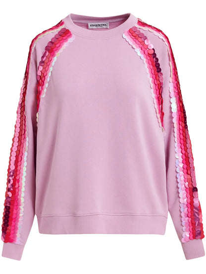 Sequin-Embellished Sweatshirt