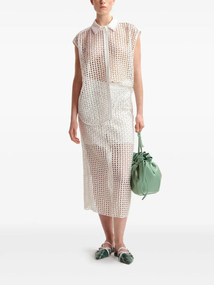 Handkerchief Midi Skirt