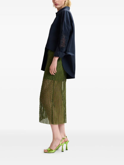 Handkerchief Midi Skirt