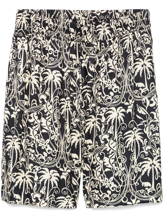 Graphic-Print Bermuda Shorts