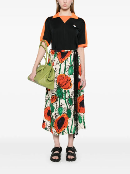 Wrap Midi Skirt