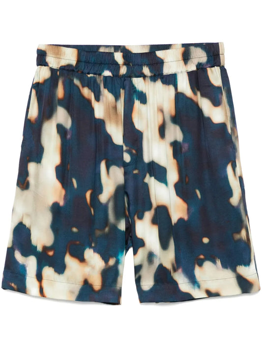 Graphic-Print Bermuda Shorts