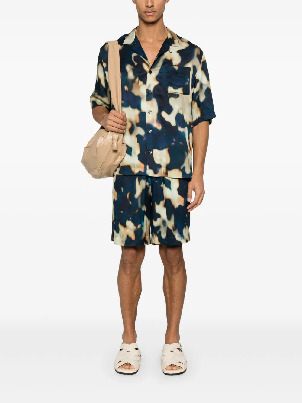 Graphic-Print Bermuda Shorts