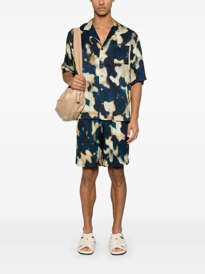 Graphic-Print Bermuda Shorts