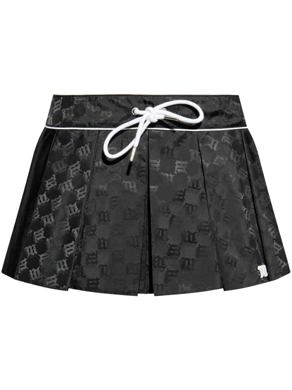 Jacquard Monogram Mini Skirt