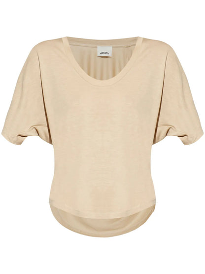 Draped-Detail Top