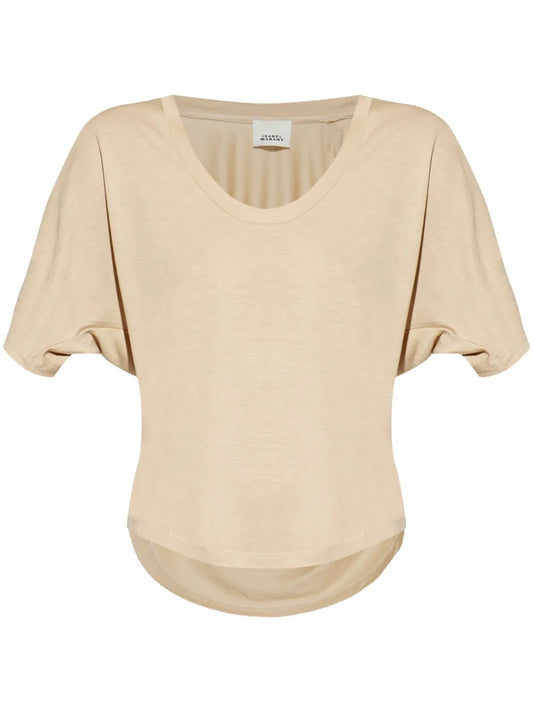 Draped-Detail Top