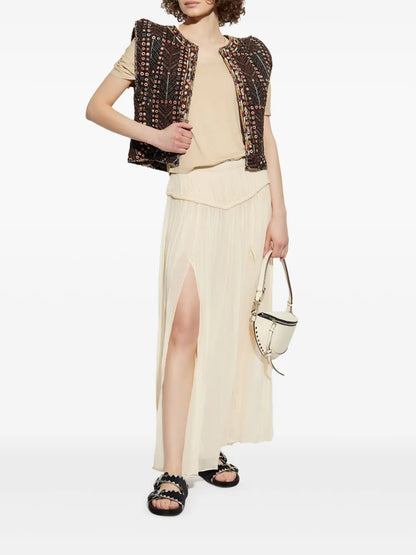 Draped-Detail Top