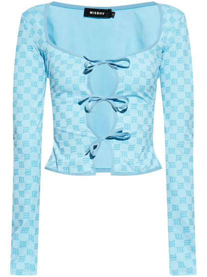 Monogram Cropped Top