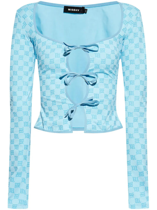 Monogram Cropped Top