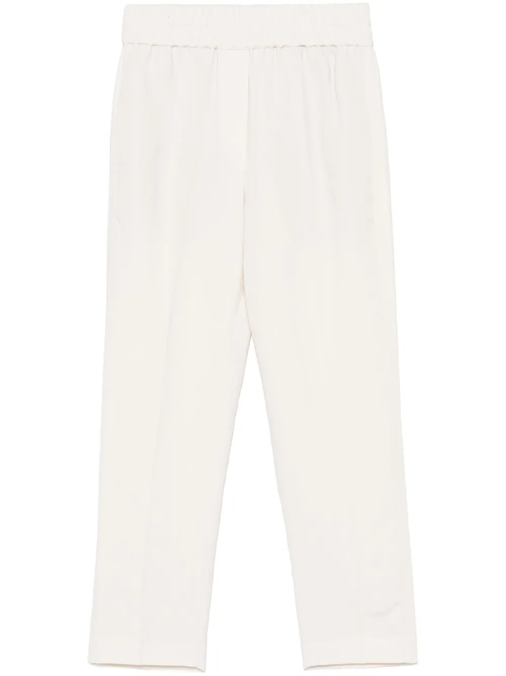Pressed-Crease Tapered Trousers
