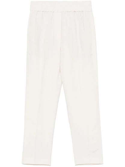 Pressed-Crease Tapered Trousers