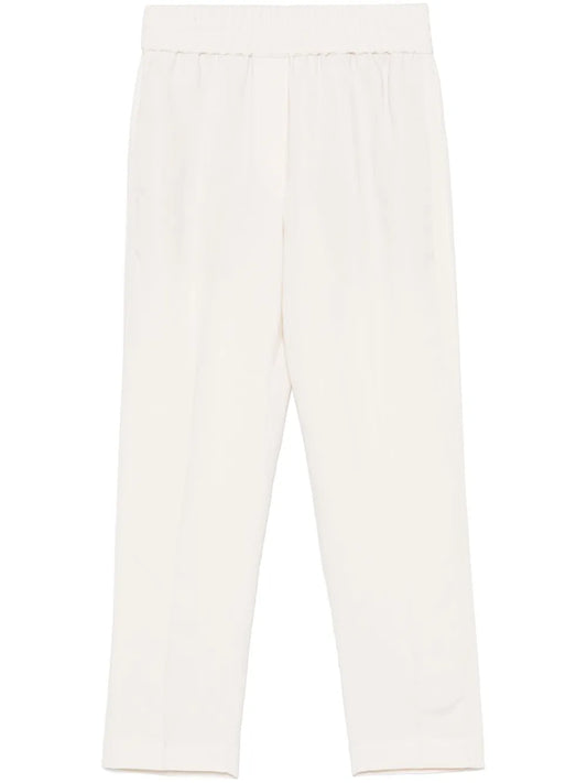 Pressed-Crease Tapered Trousers