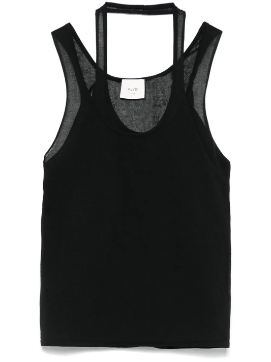 Panelled Tank Top