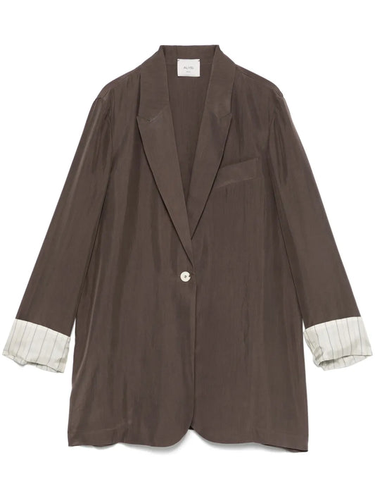 Turn-Up Cuffs Blazer