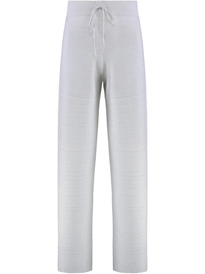 Lurex Straight Trousers