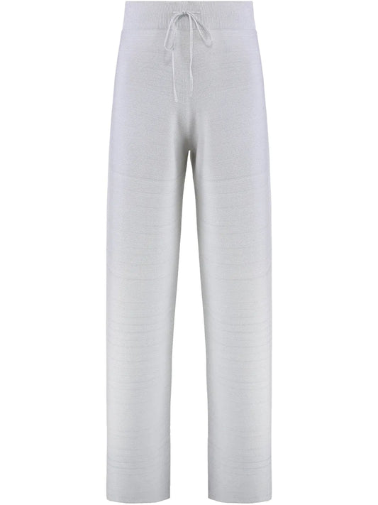 Lurex Straight Trousers