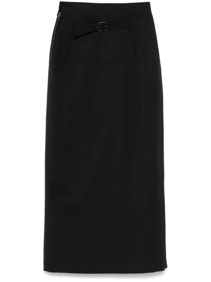 Slited Midi Skirt