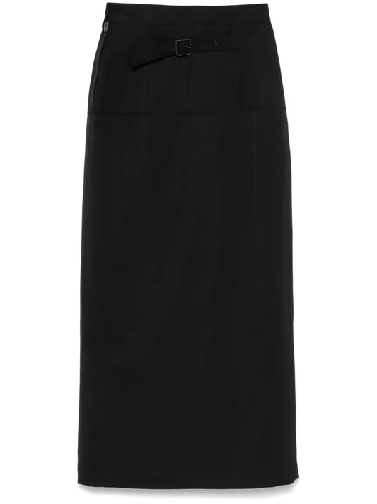 Slited Midi Skirt