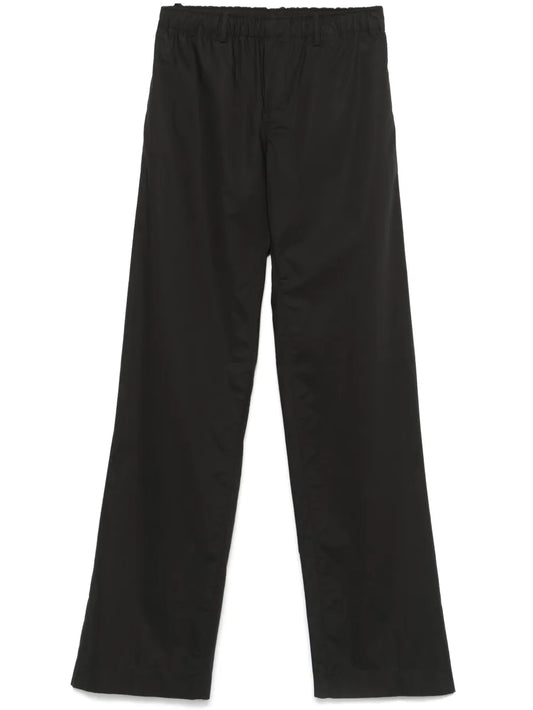 Cotton Wide-Leg Trousers