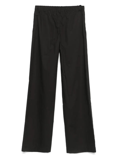Cotton Wide-Leg Trousers