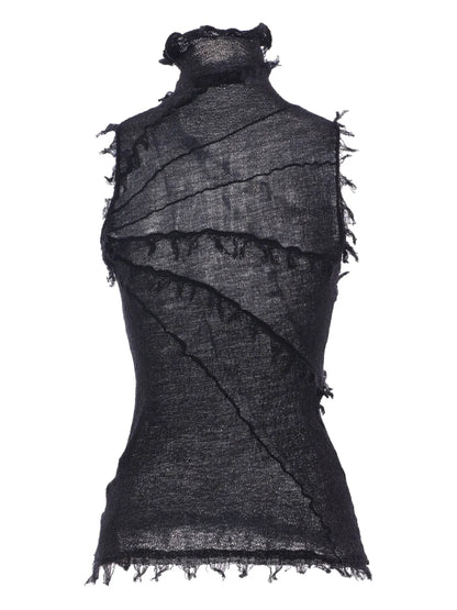 Knitted Sleeveless Top