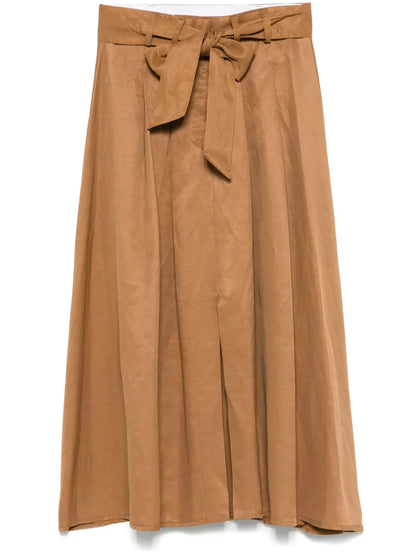 Pleated Midi Skirt