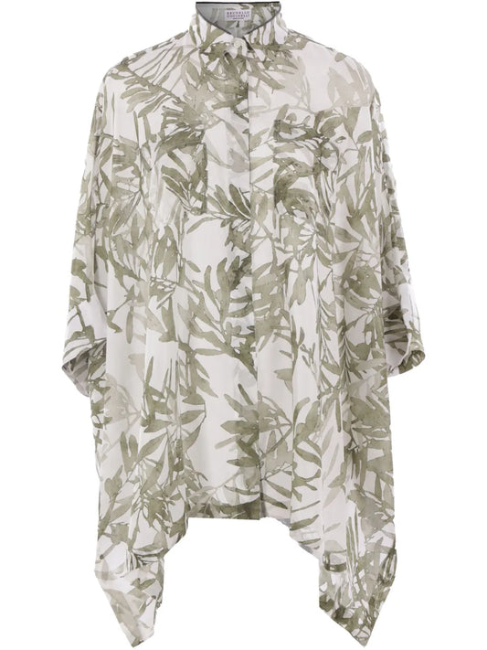 Printed Silk Shirt