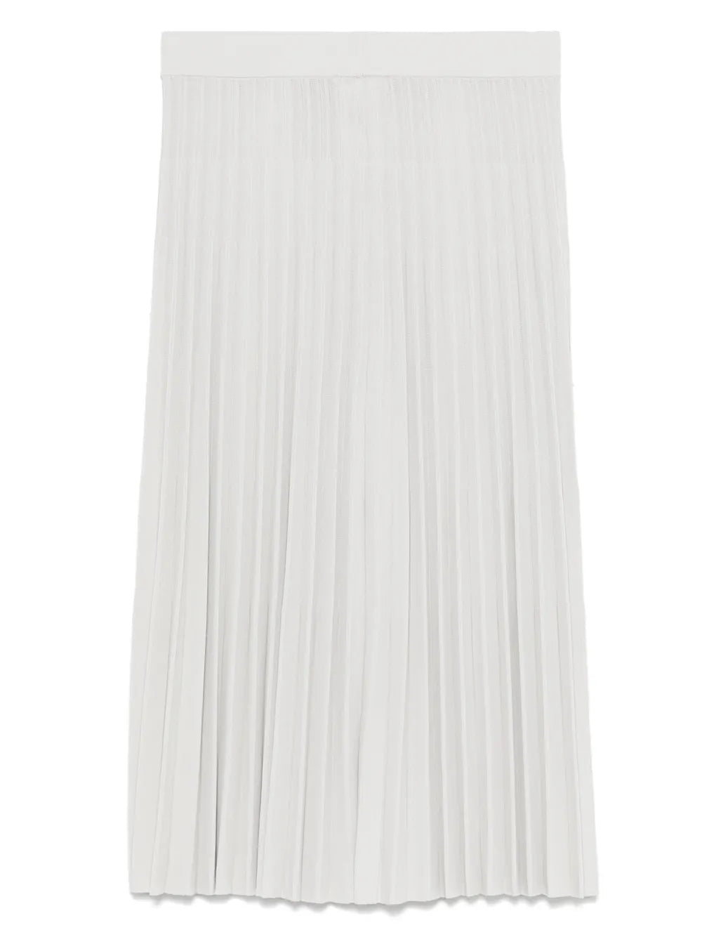 Plissé Colourblock Midi Skirt