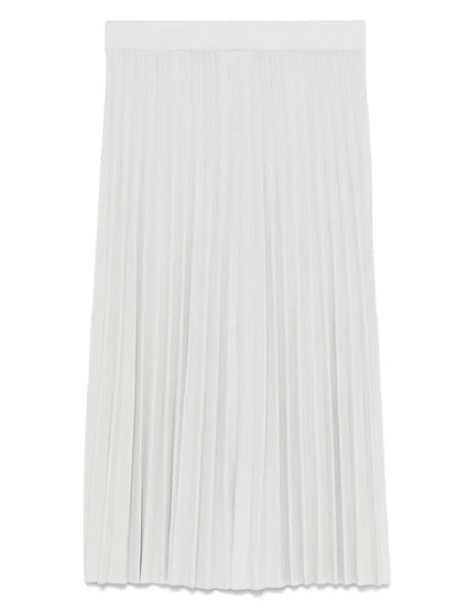 Plissé Colourblock Midi Skirt
