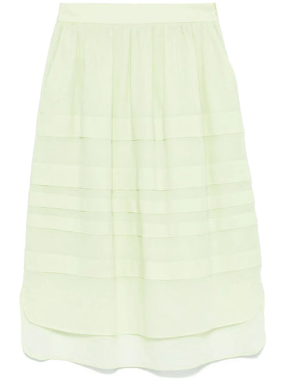 Ribbed Midi Skirt