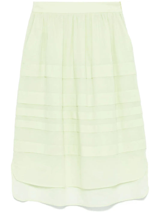 Ribbed Midi Skirt