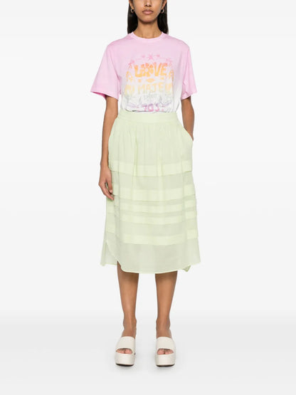 Ribbed Midi Skirt