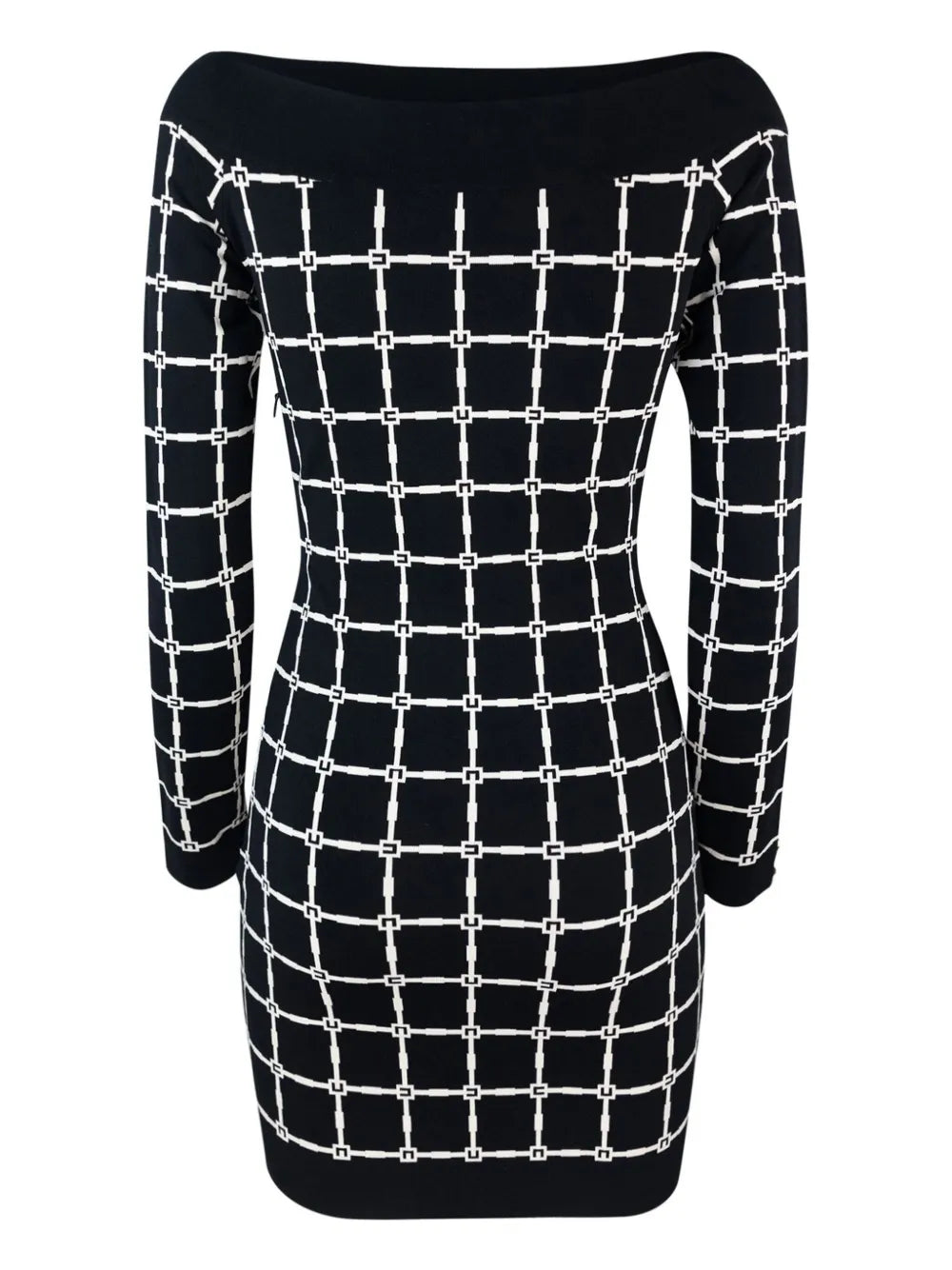 Logo-Jacquard Dress