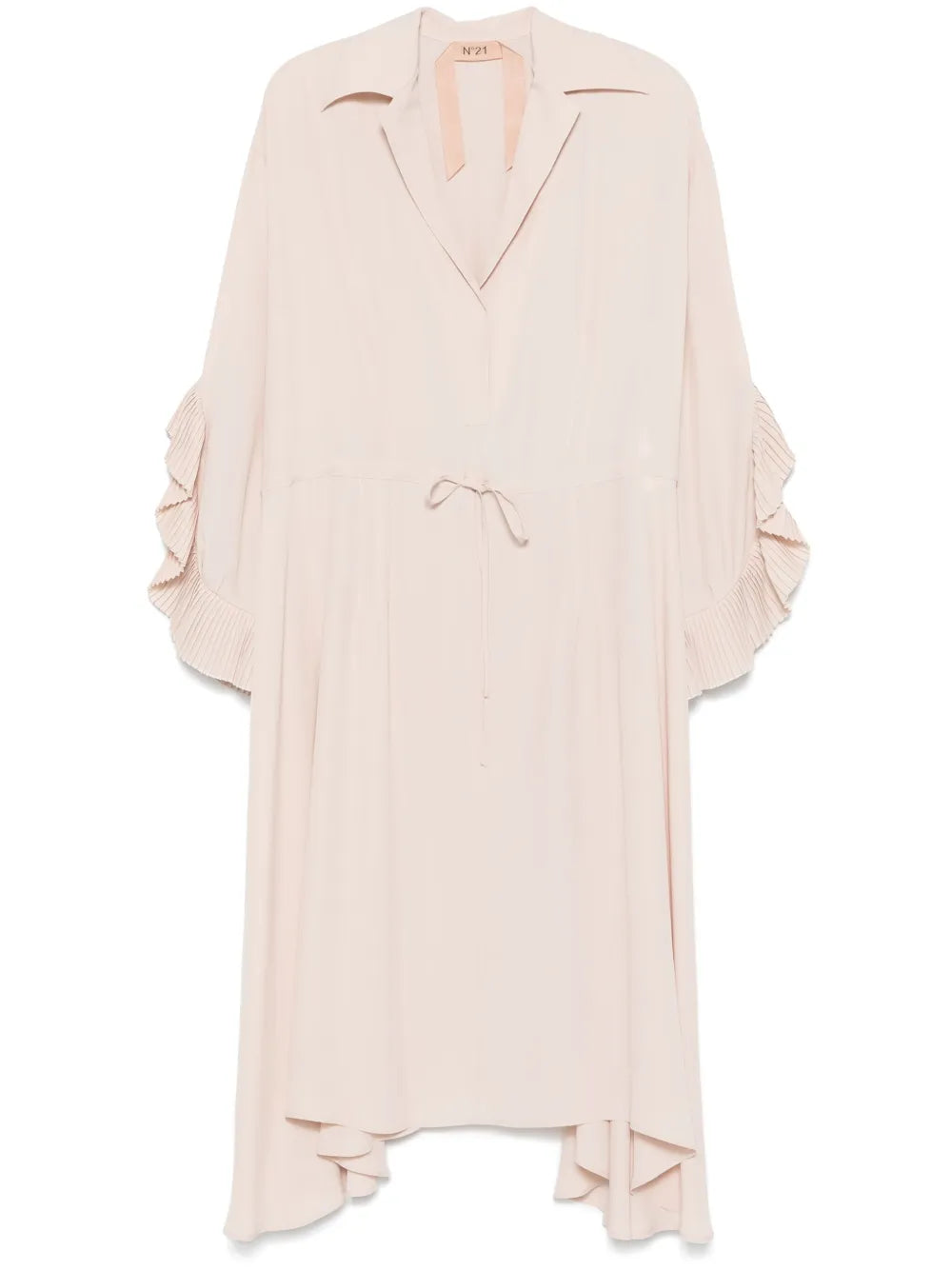 Asymmetric Midi Shirt Dress