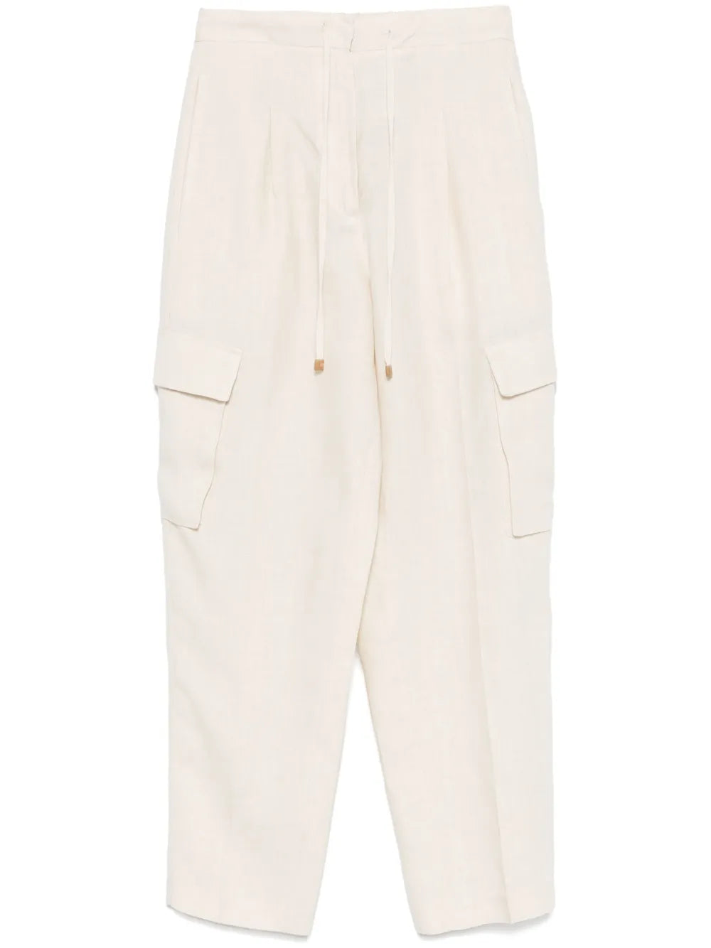 Linen Cargo Pants