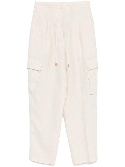 Linen Cargo Pants