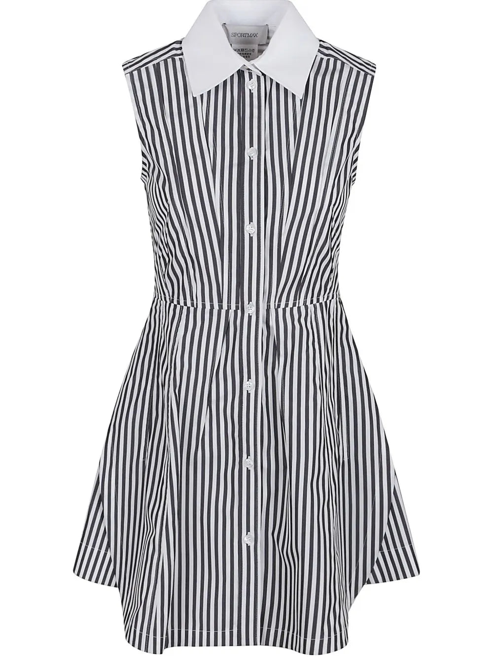 Striped Button-Up Dress