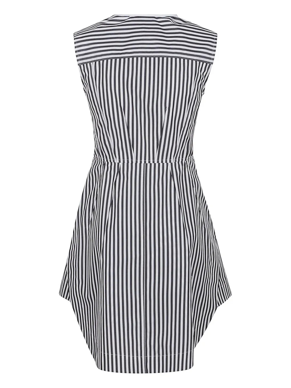 Striped Button-Up Dress