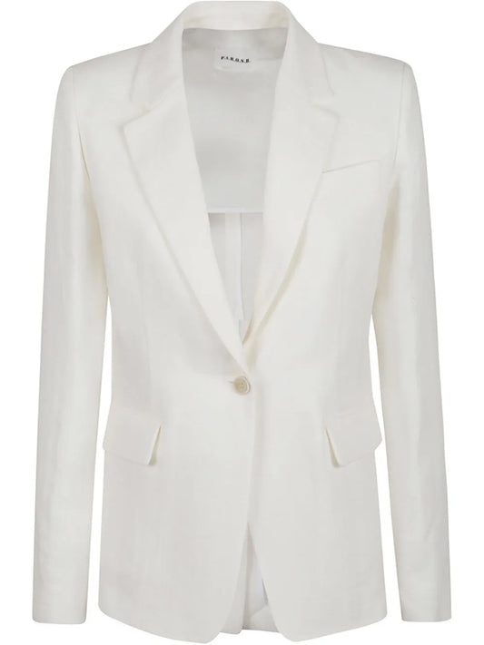 Tailored Single-Button Blazer
