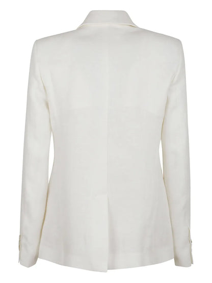 Tailored Single-Button Blazer