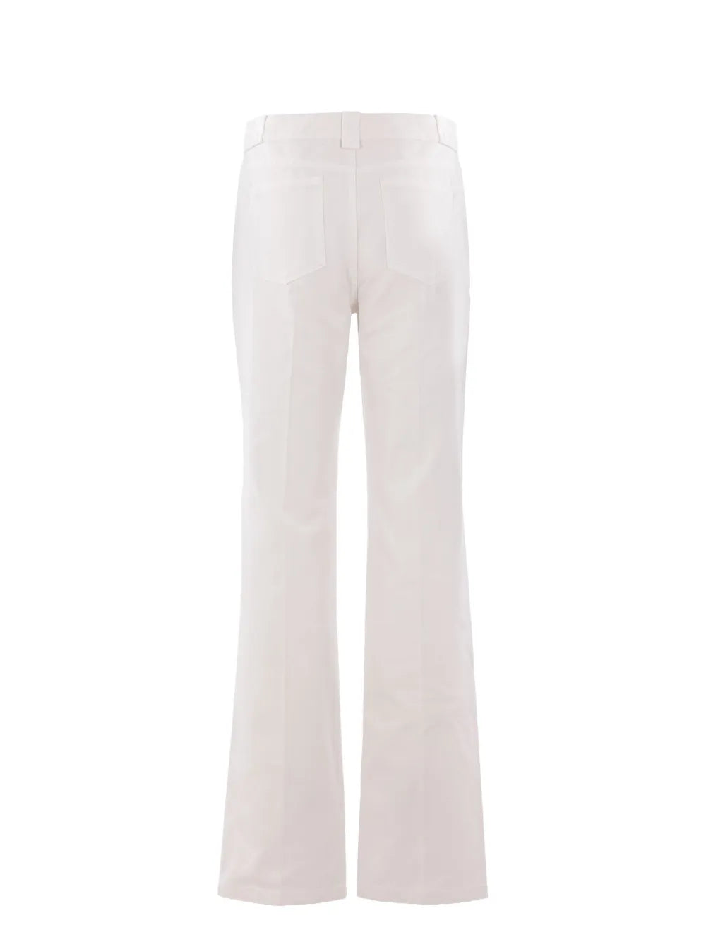Cotton Straight-Leg Trousers