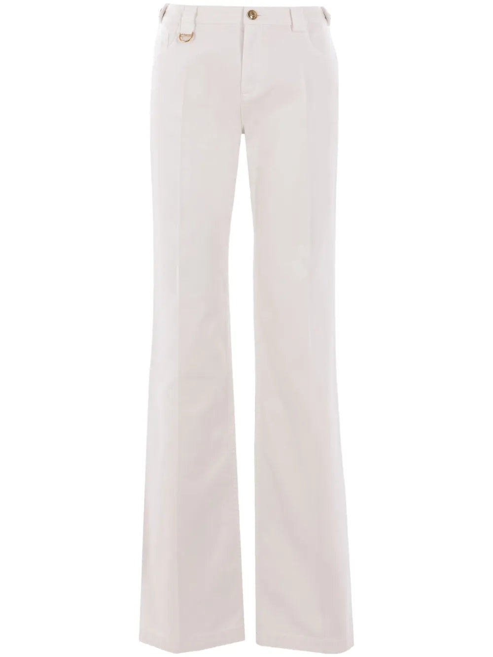 Cotton Straight-Leg Trousers
