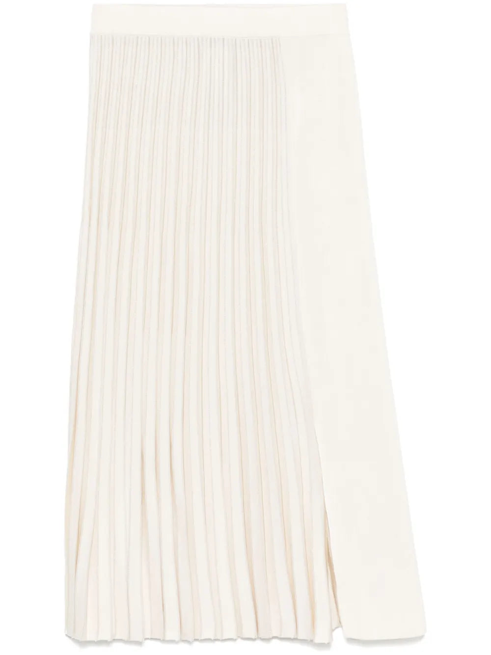 Plissé Midi Skirt