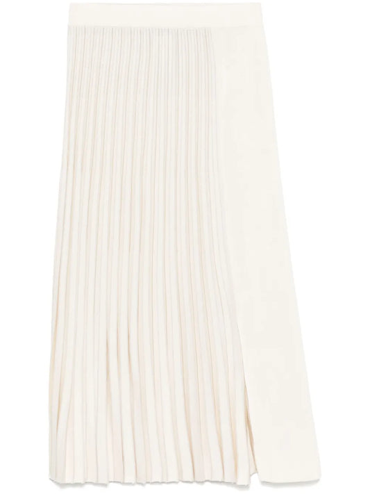 Plissé Midi Skirt